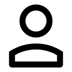 User Single SVG Icon